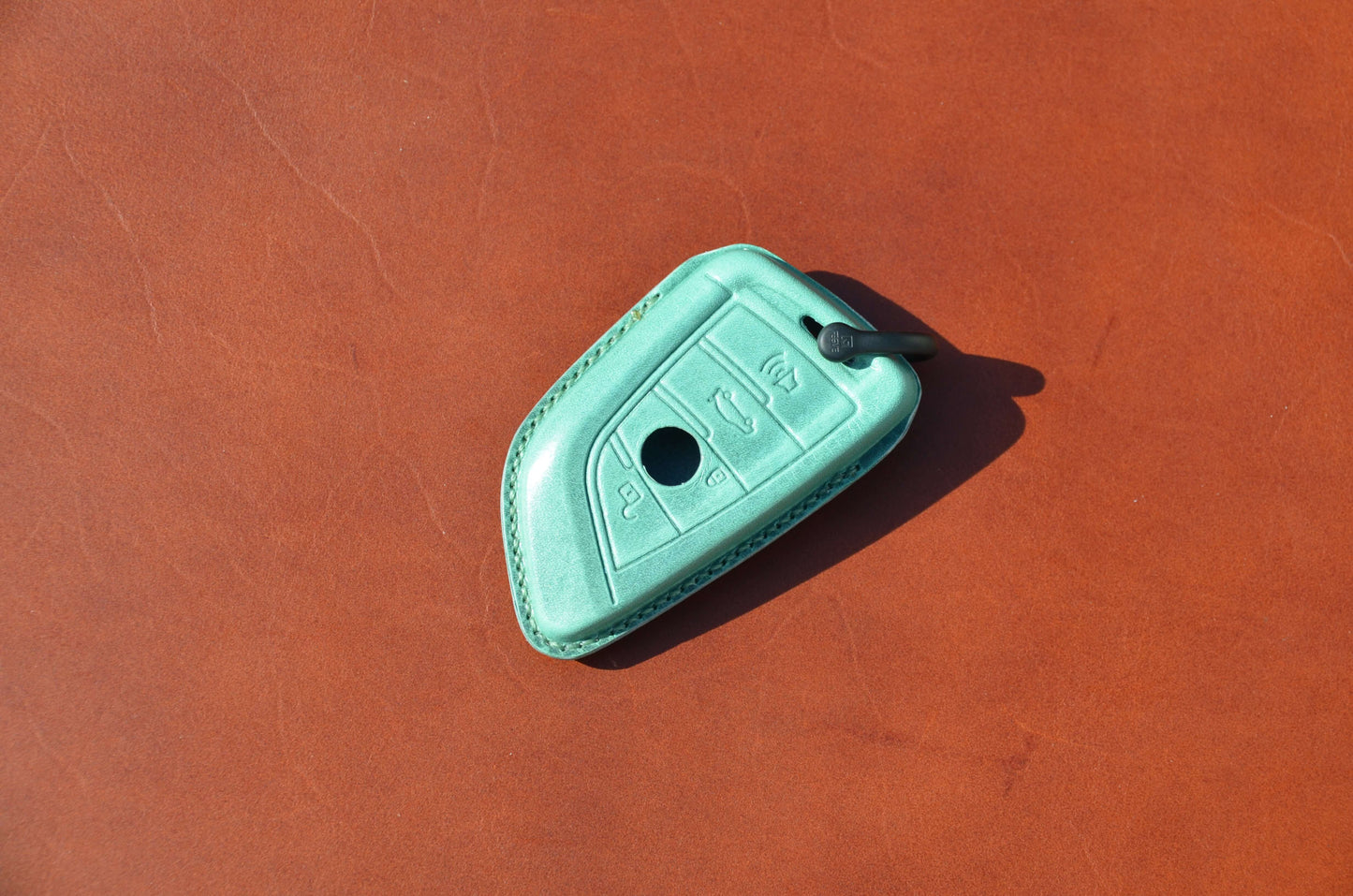 Leather Key Fob Cover for BMW
