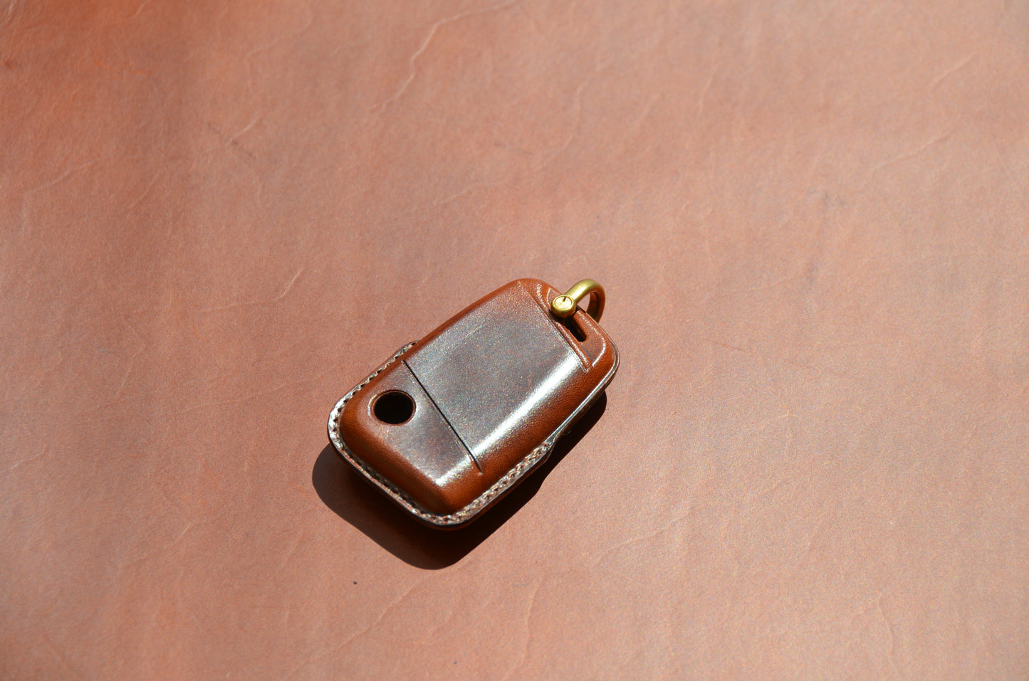 Leather Key Fob Cover for VW