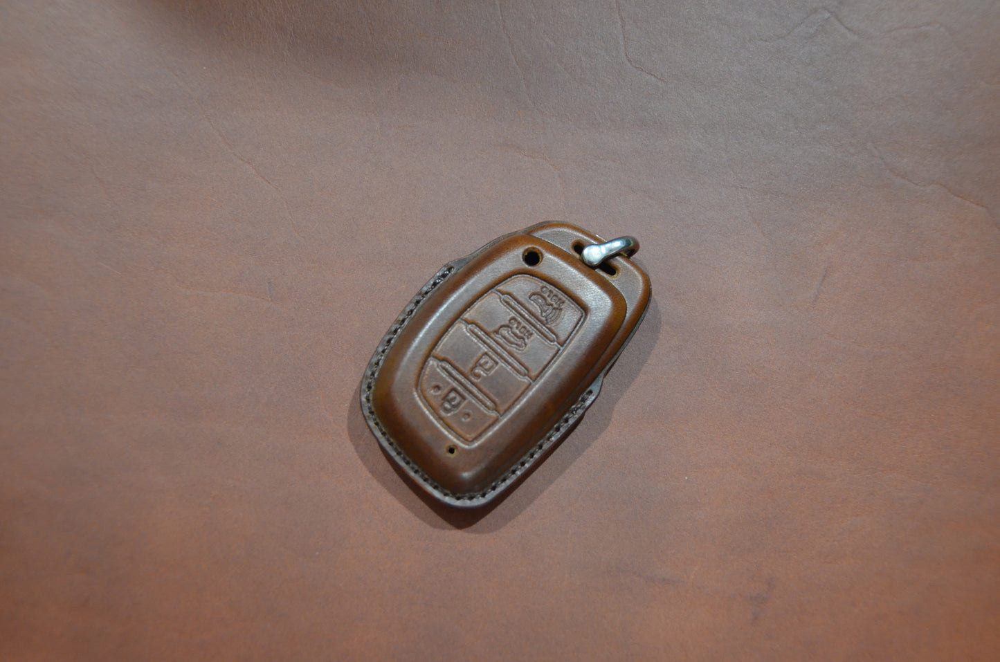 Leather Key Fob Cover for Hyundai