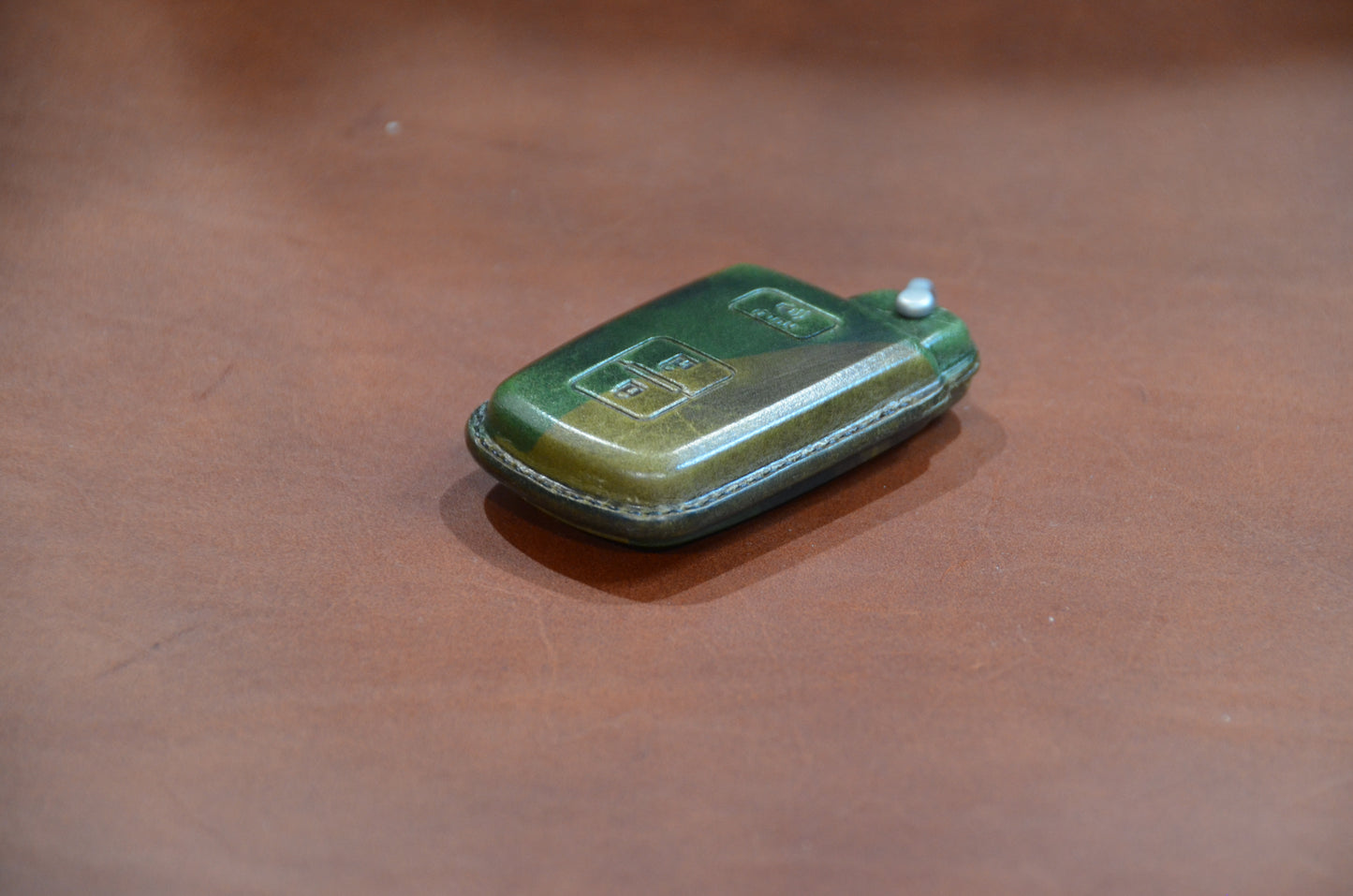 Leather Key Fob Cover for Toyota Tacoma