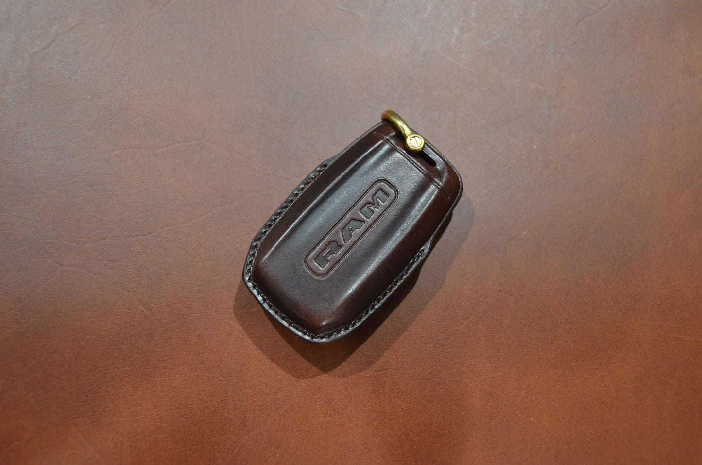 Leather Key Fob Cover for RAM