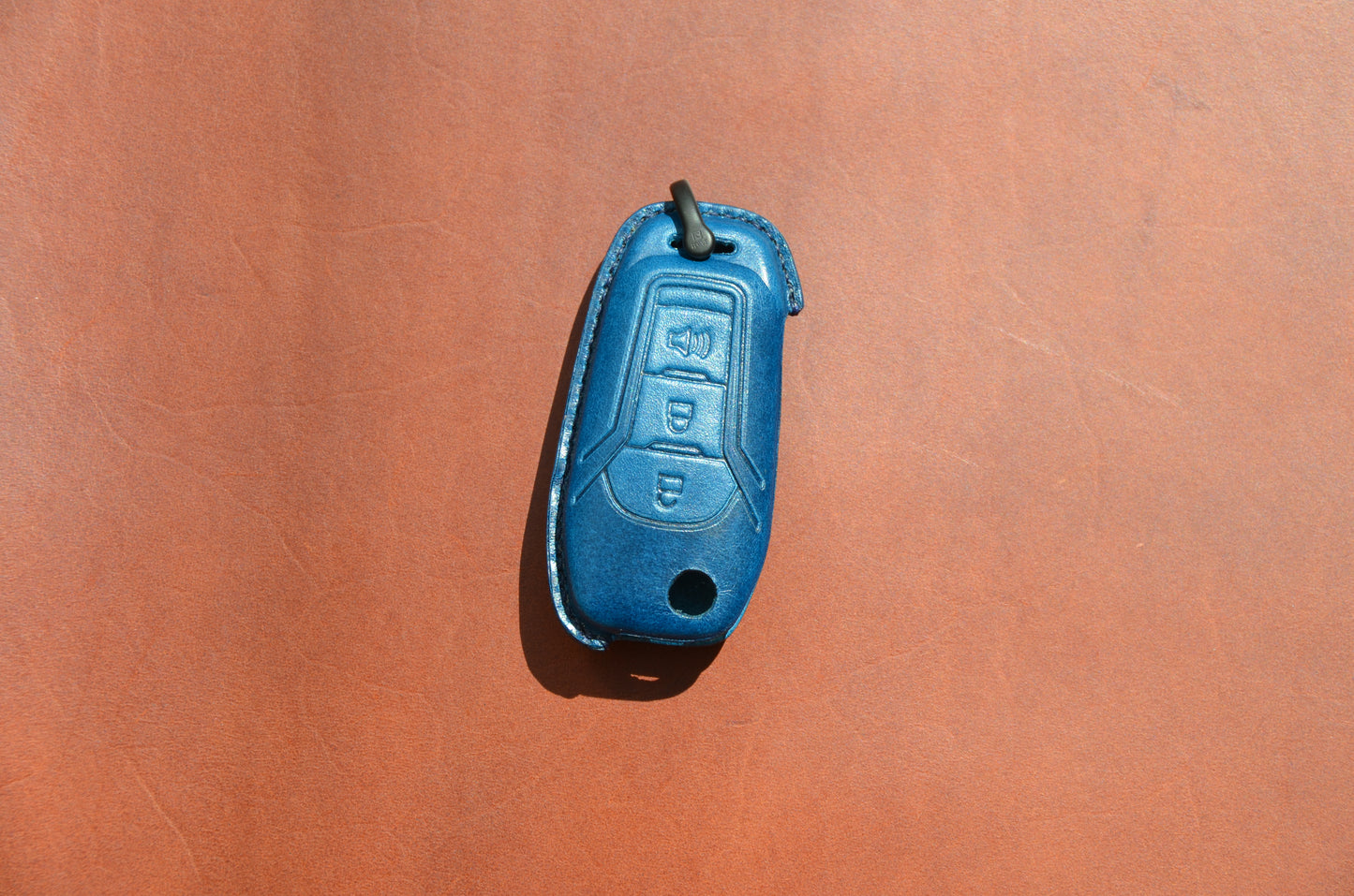 Leather Key Fob Cover for Ford Maverick