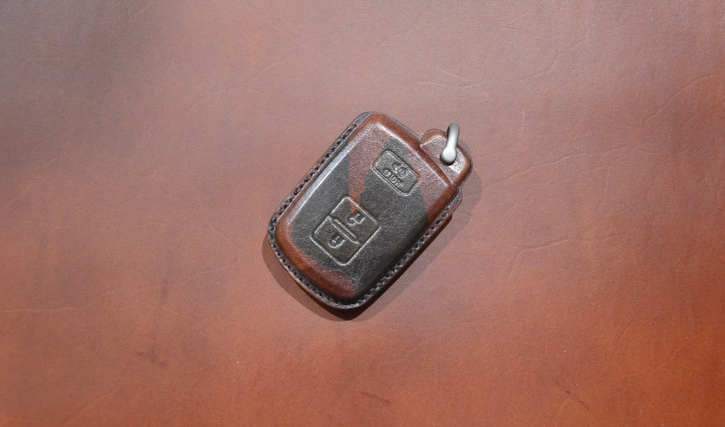 Leather Key Fob Cover for Toyota Tacoma