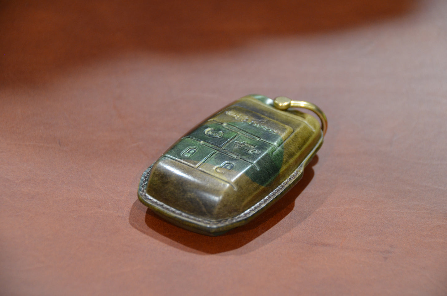 Leather Key Fob Cover for RAM