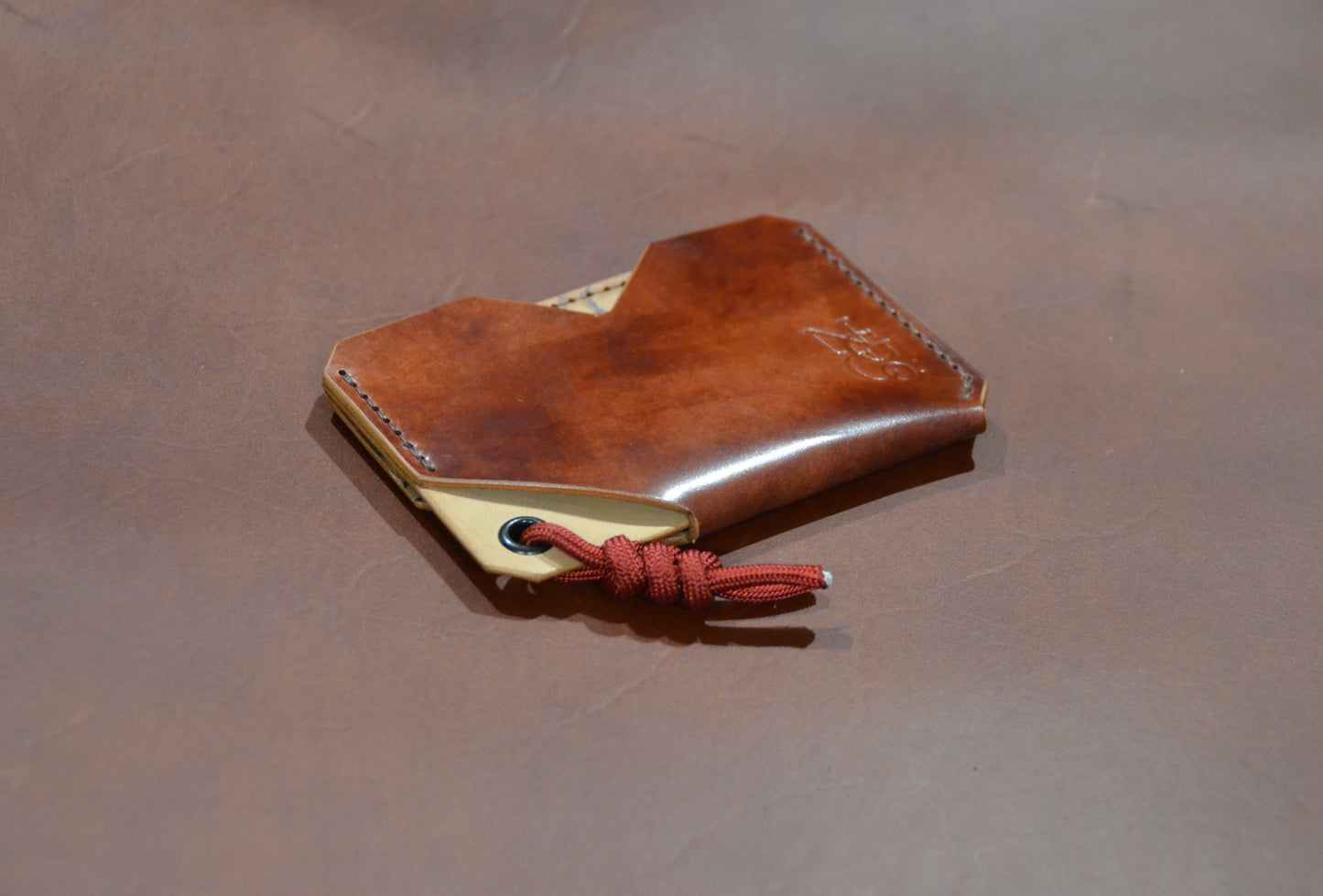 EDC V.2 ROCADO Shell Cordovan Leather Wallet HANDMADE