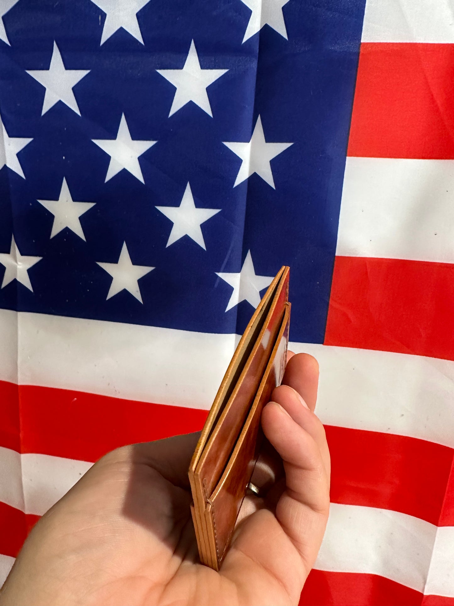 Classic Leather Card Holder Rocado Shell Cordovan
