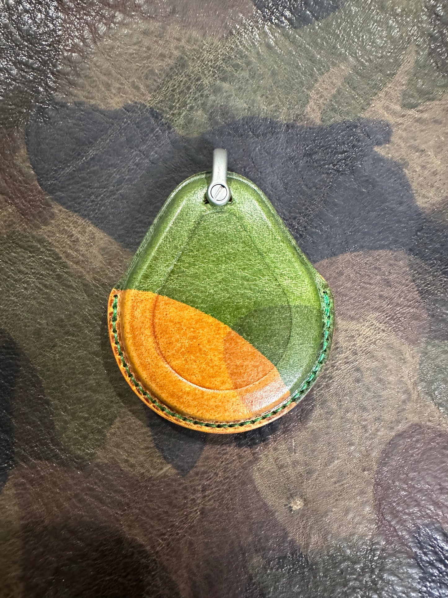 Leather Key Fob Cover For Harley-Davidson