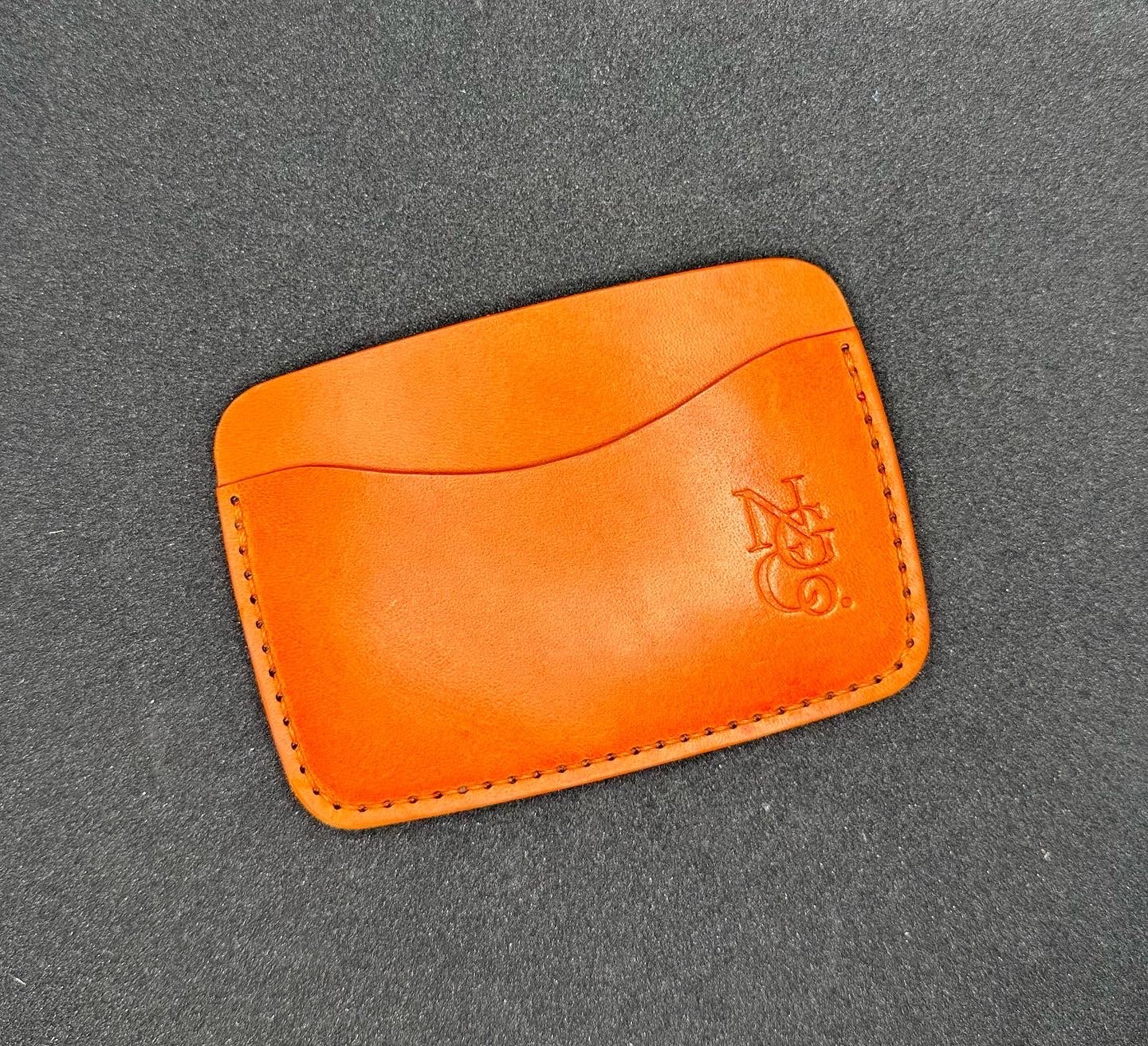 Minimalist Leather Card Wallet - NATS GOODS CO.