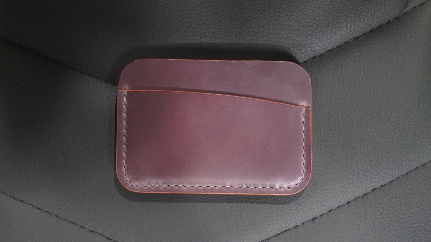 Shell Cordovan Minimalist Card Holder - NATS GOODS CO.
