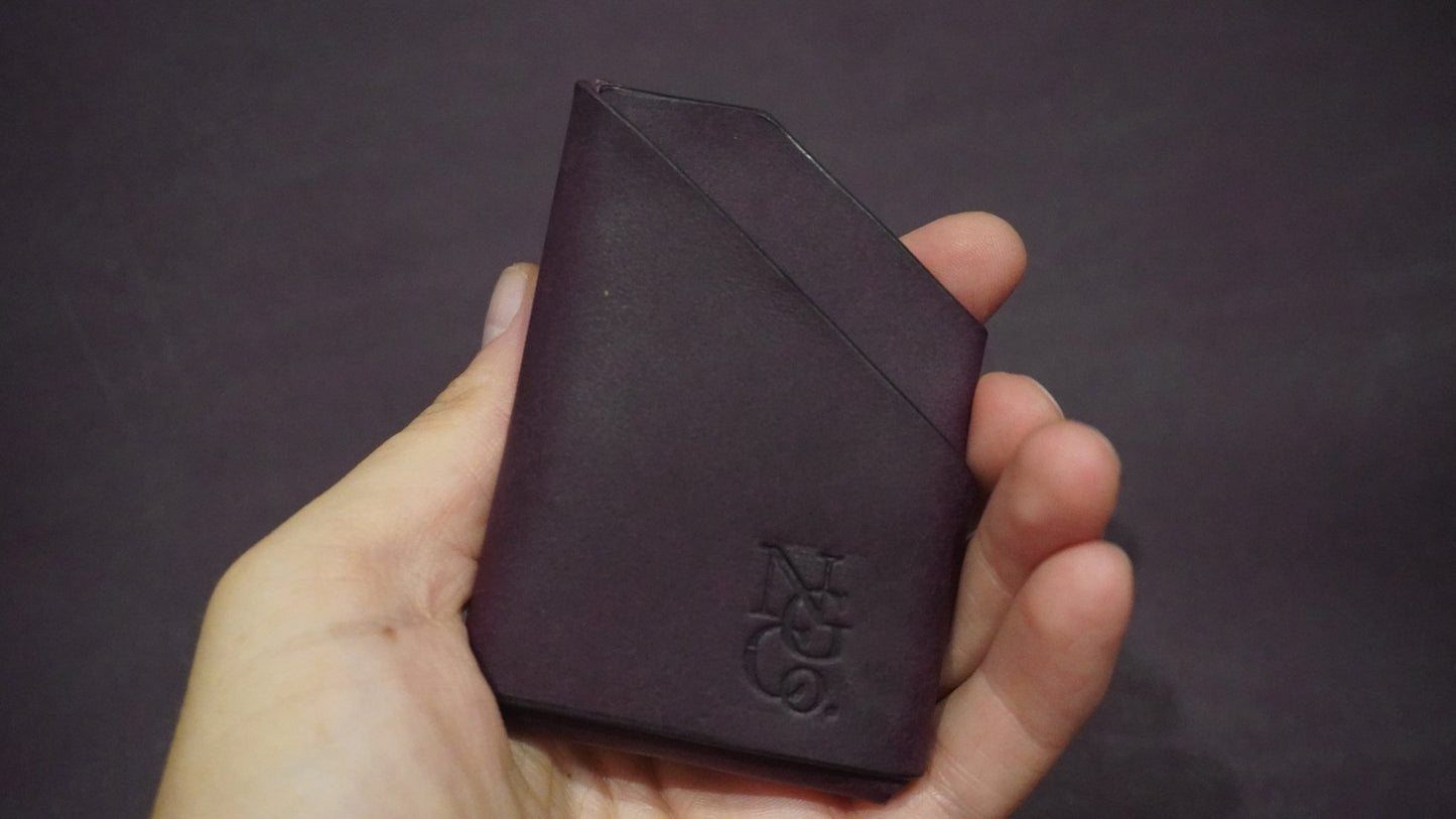 Stitchless Handmade Leather Wallet - NATS GOODS CO.