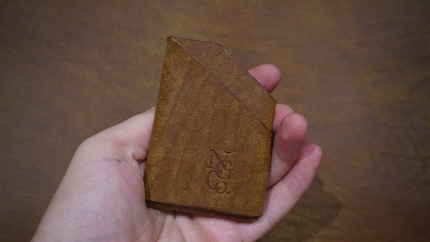 Stitchless Handmade Leather Wallet - NATS GOODS CO.