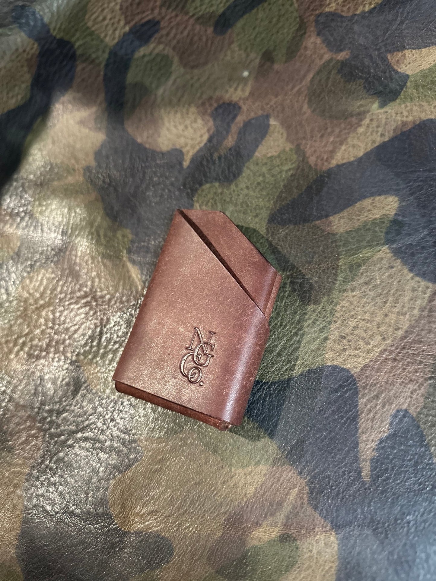 Stitchless Handmade Leather Wallet - NATS GOODS CO.
