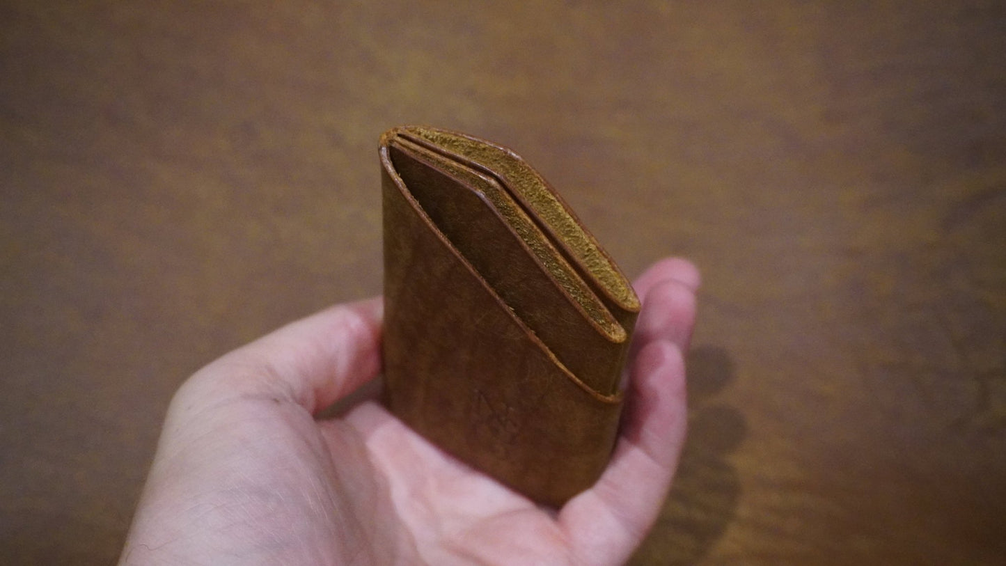 Stitchless Handmade Leather Wallet - NATS GOODS CO.