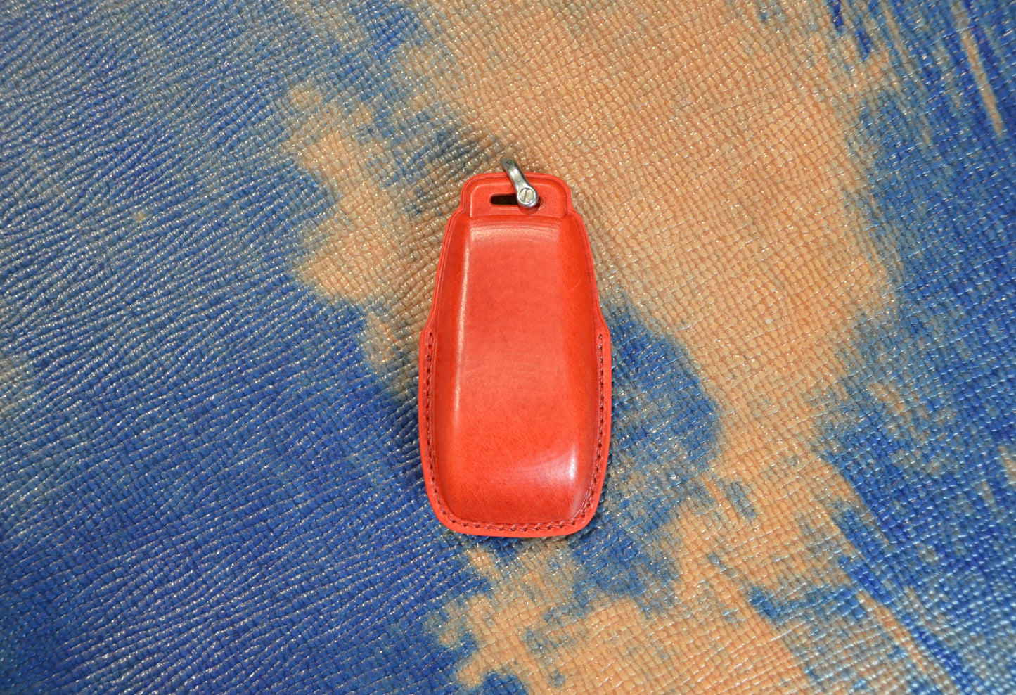 RED EDITION Leather Key Fob Cover for Mercedes-Benz