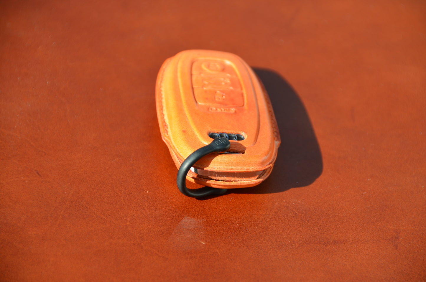 Leather Key Fob Cover for AUDI