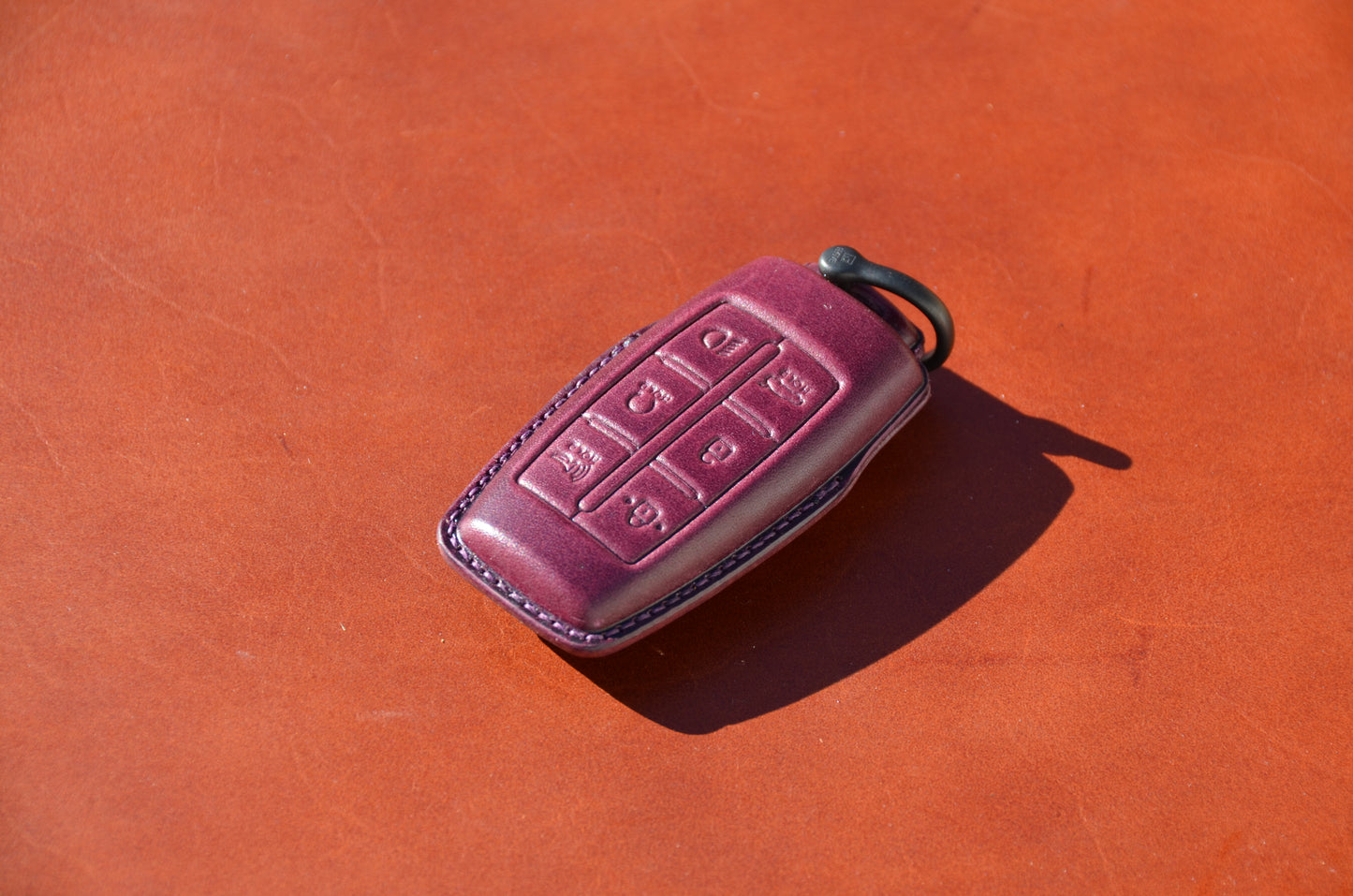 Leather Key Fob Cover for Genesis