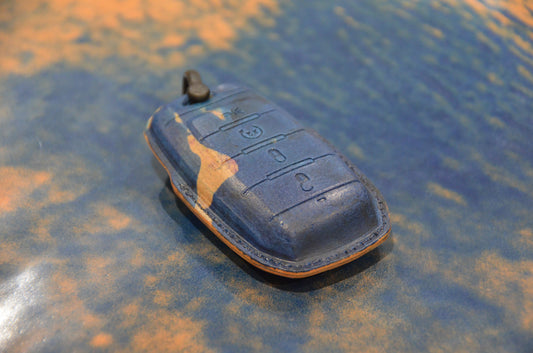 Shell Cordovan Leather Key Fob Cover for RAM