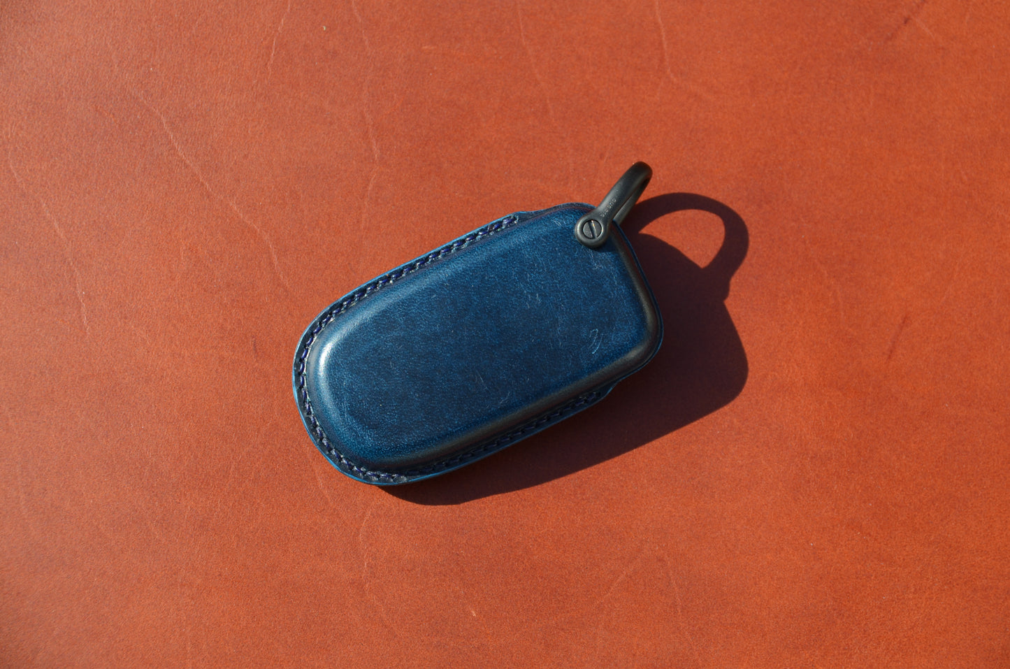 Leather Key Fob Cover for Dodge