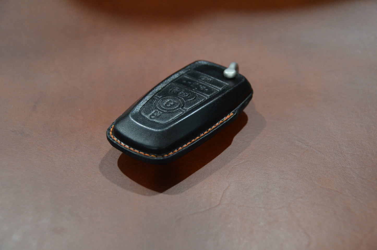 Leather Key Fob Cover for Ford F150/Raptor/Bronco