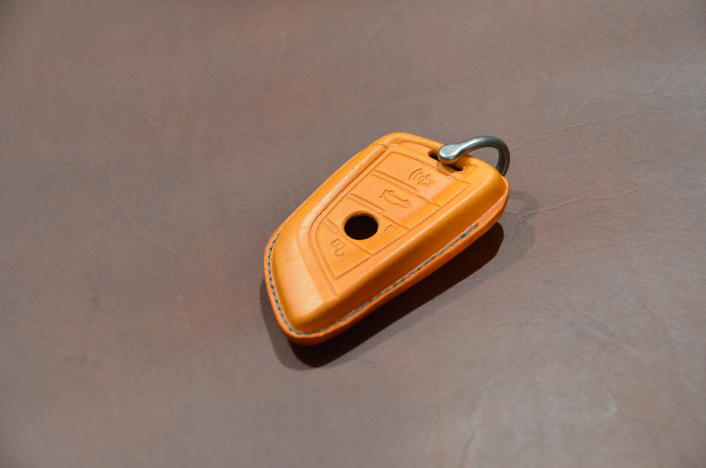 Leather Key Fob Cover for BMW