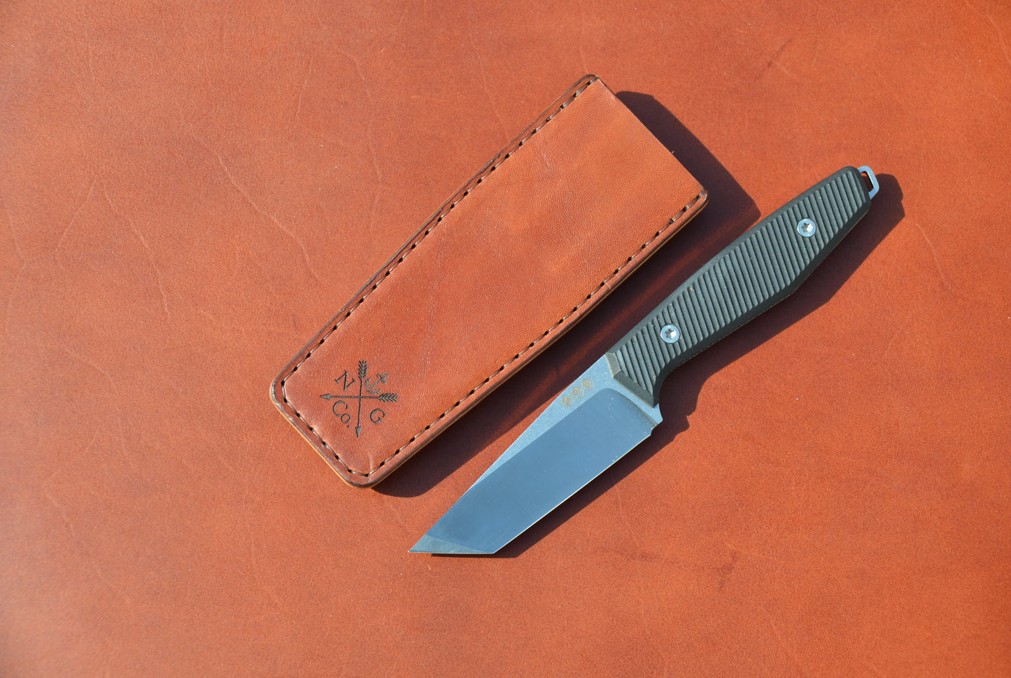 Leather Pocket Sheath for BOKER AK1