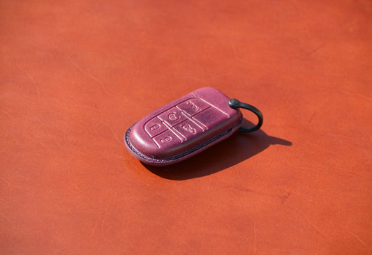 Leather Key Fob Cover for Jeep Grand Cherokee SRT