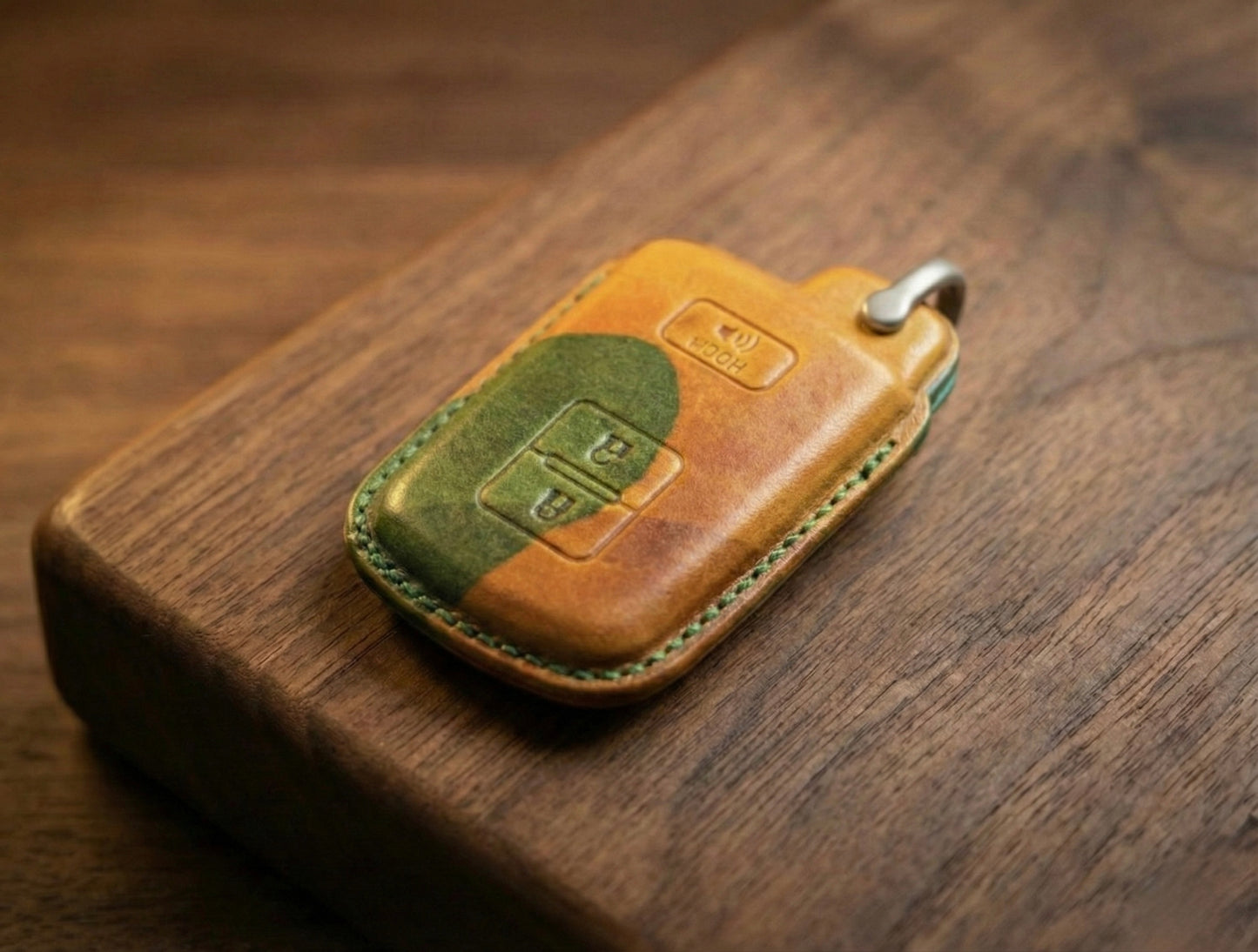 Leather Key Fob Cover for Toyota Tacoma