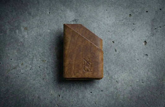 Stitchless Handmade Leather Wallet