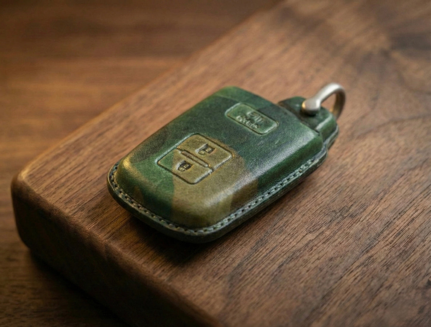 Leather Key Fob Cover for Toyota Tacoma