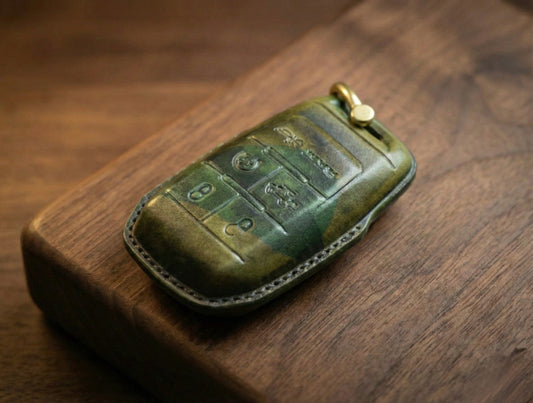 Leather Key Fob Cover for RAM HANDMADE IN USA