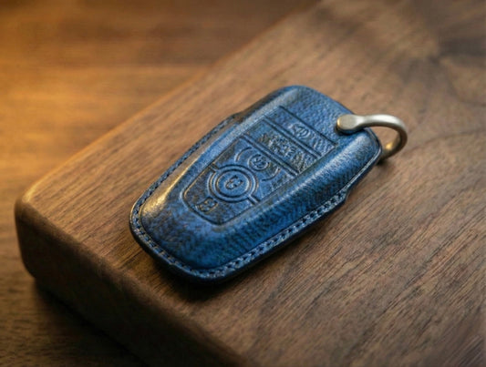 Leather Key Fob Cover for Ford F150 Raptor Bronco