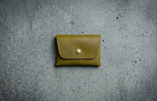 Stitchless Handmade Leather Wallet - EDC Leather Wallet