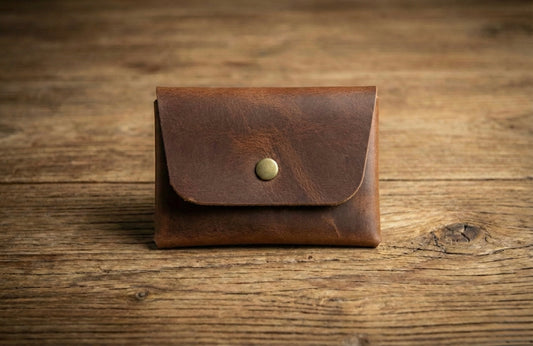 Stitchless Handmade Leather Wallet