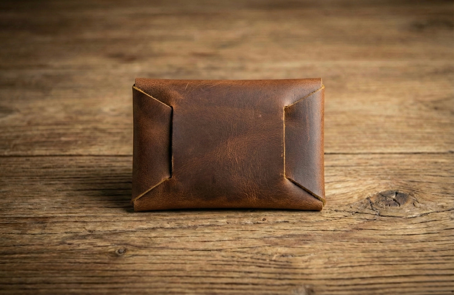 Stitchless Handmade Leather Wallet