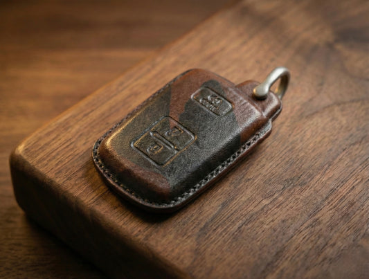 Leather Key Fob Cover for Toyota Tacoma
