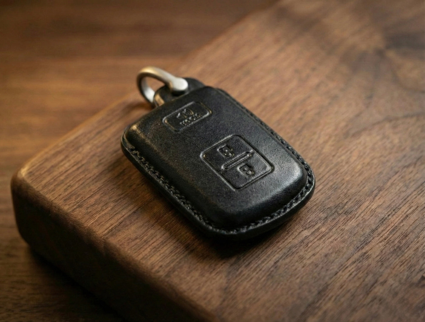 Leather Key Fob Cover for Toyota Tacoma