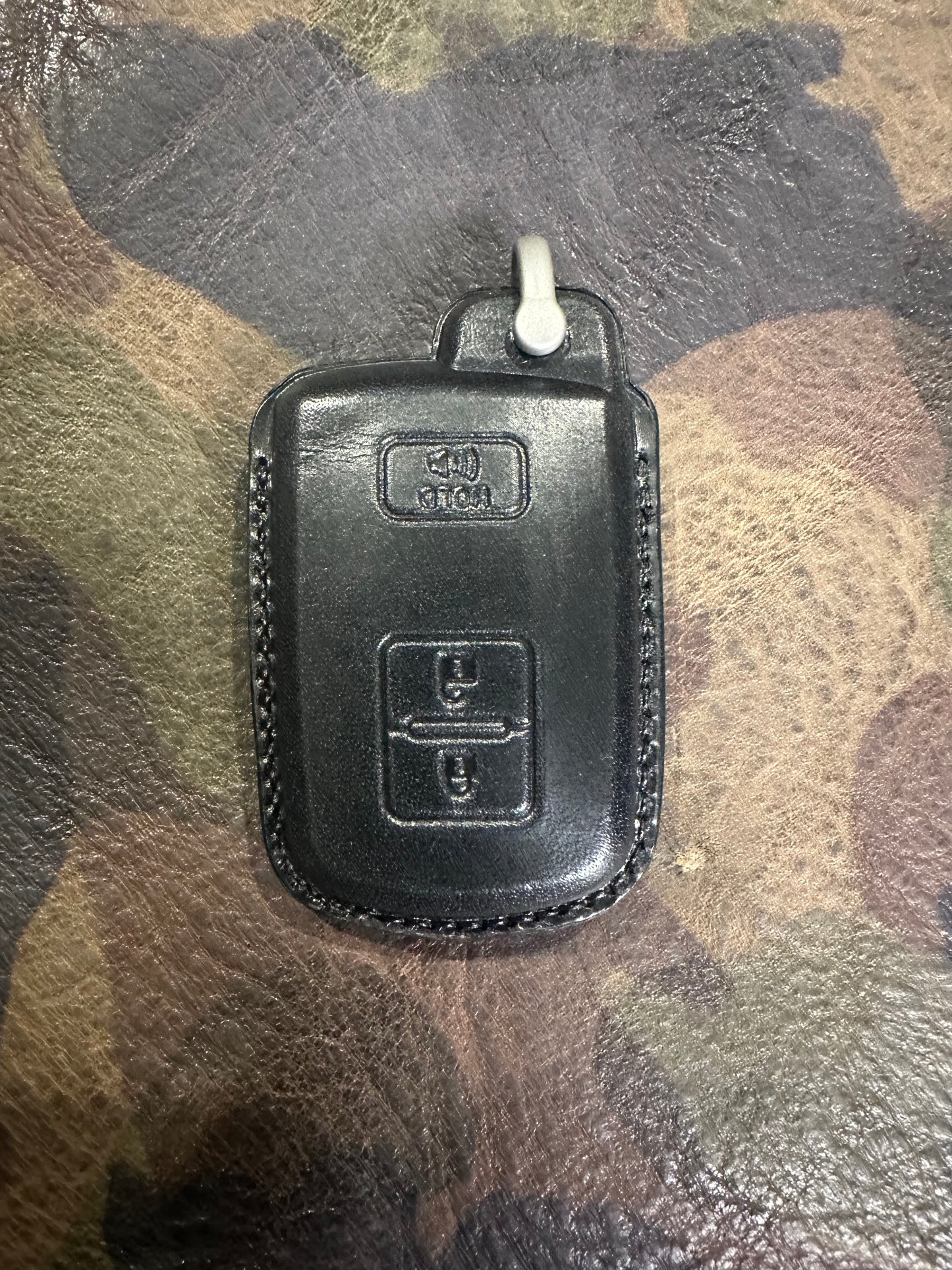 Leather Key Fob Cover for Toyota Tacoma
