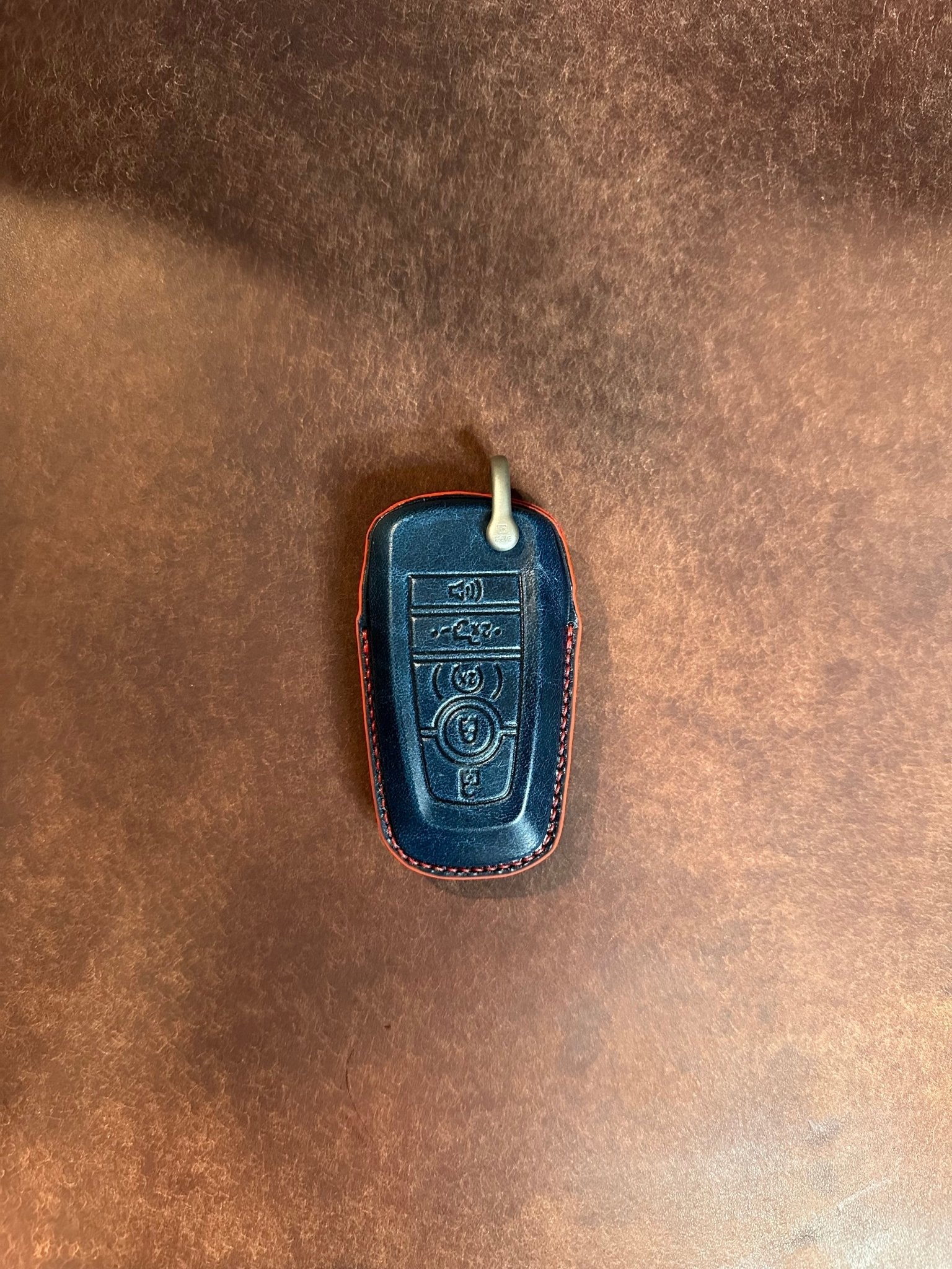 Leather Key Fob Cover for Ford F150/Raptor/Bronco - NATS GOODS CO.