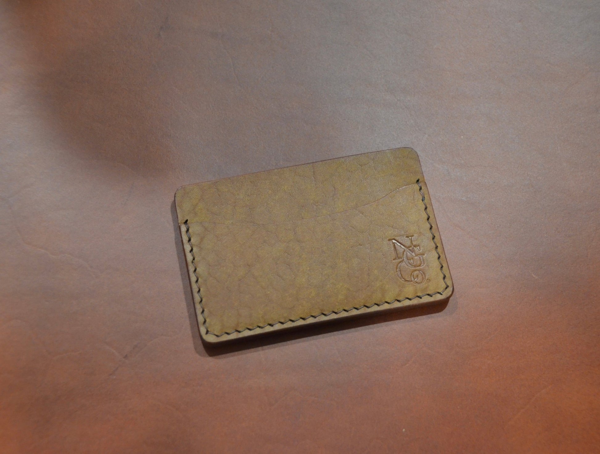 Minimalist Leather Card Holder - NATS GOODS CO.