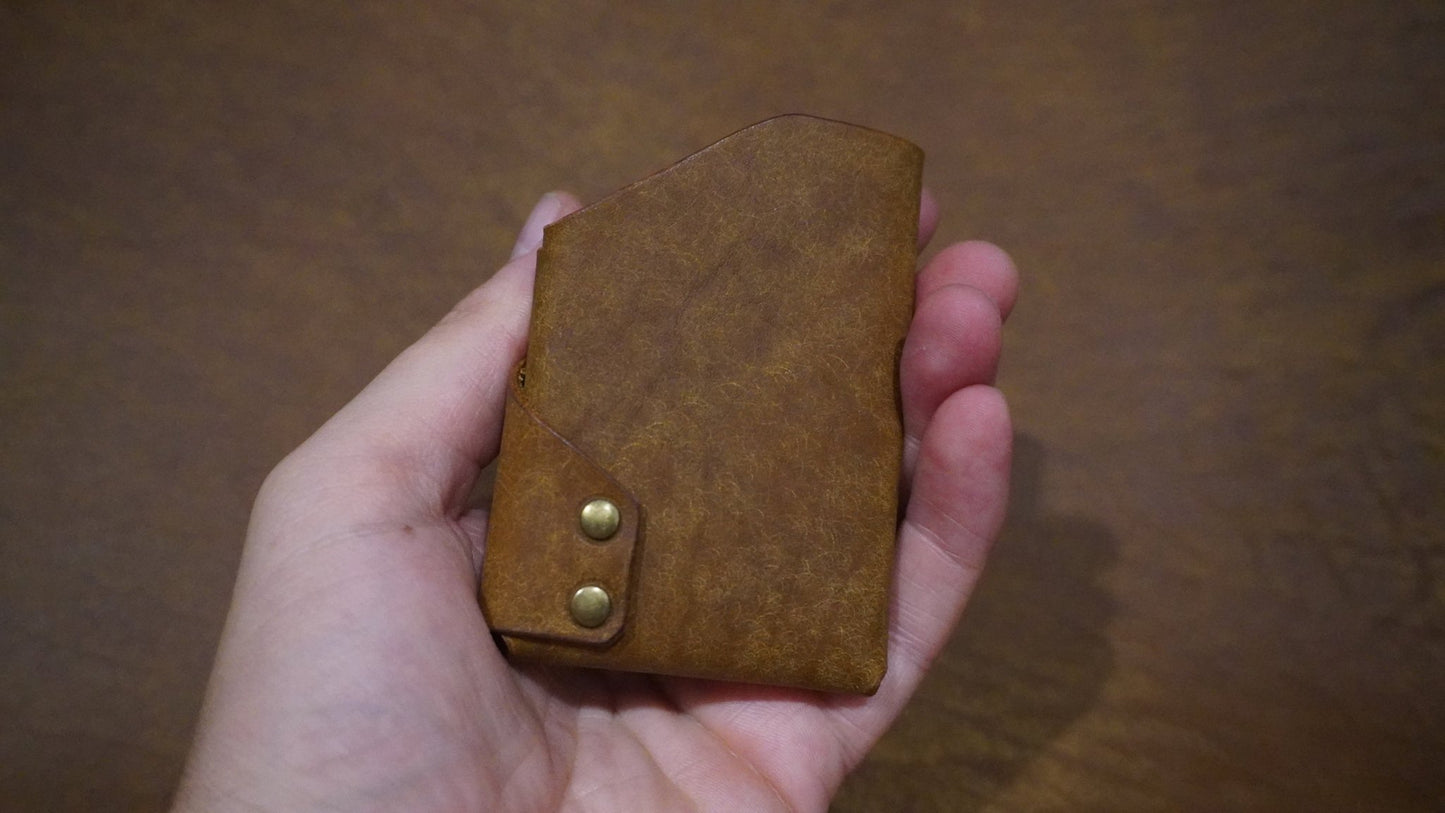 Stitchless Handmade Leather Wallet - NATS GOODS CO.